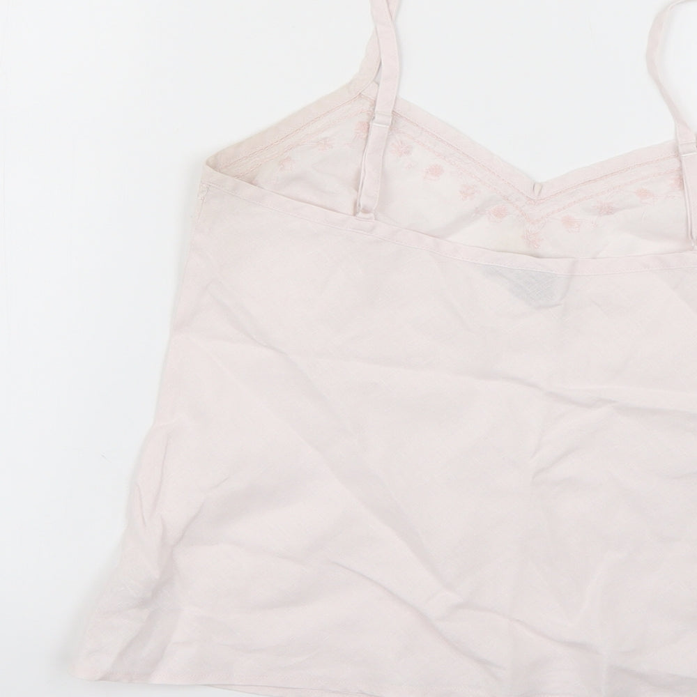 TU Womens Pink   Basic Blouse Size 8