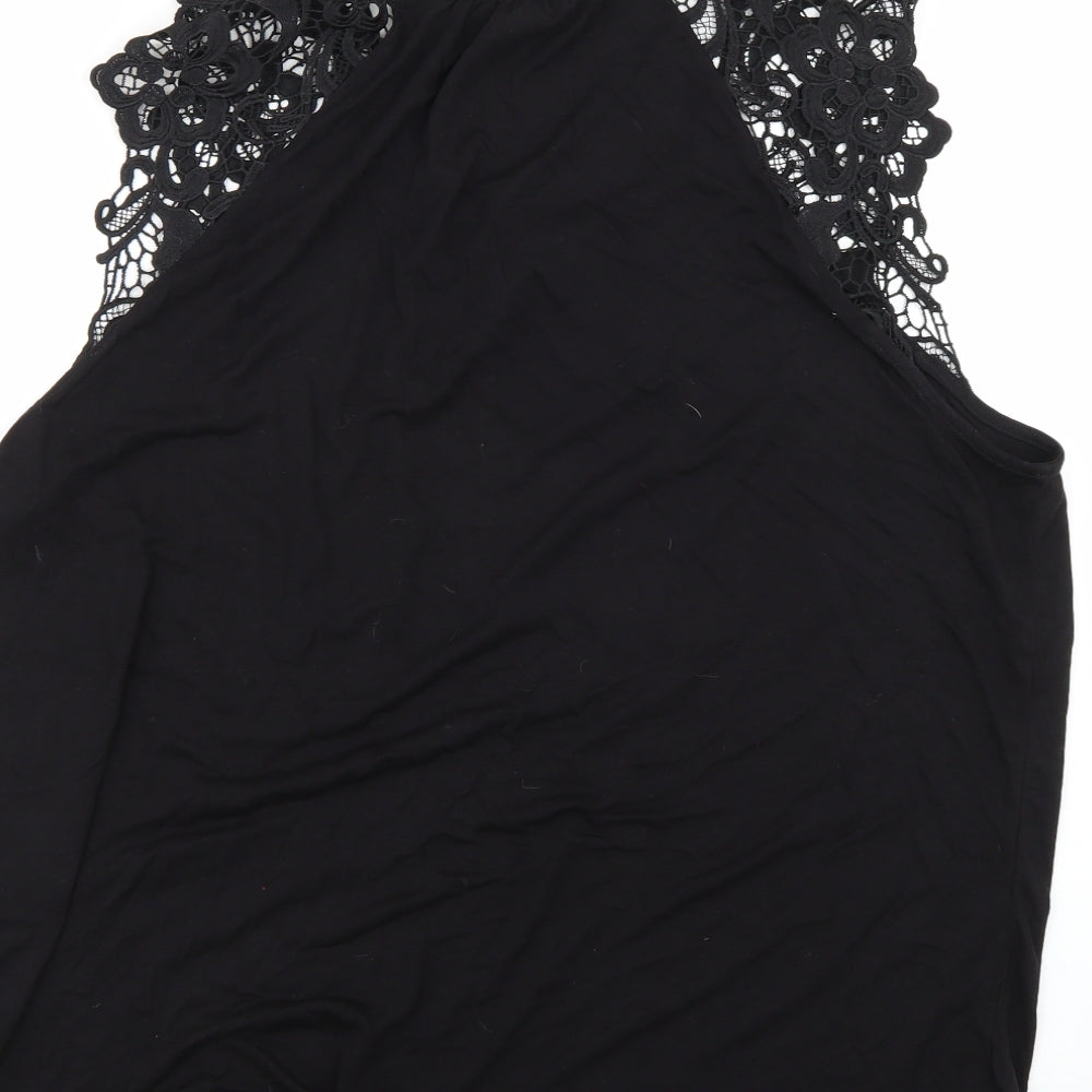 H&M Womens Black   Basic Blouse Size XL