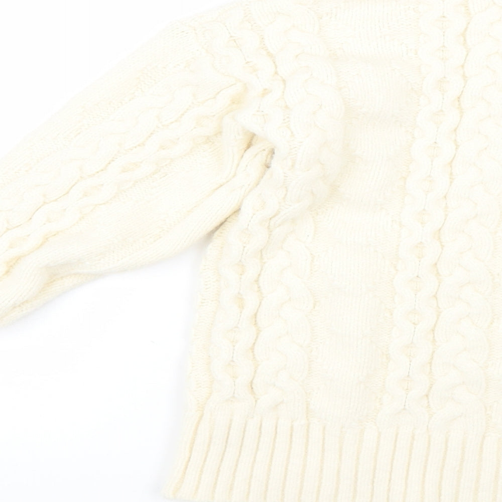 PRETTYLITTLETHING Womens Beige   Pullover Jumper Size S