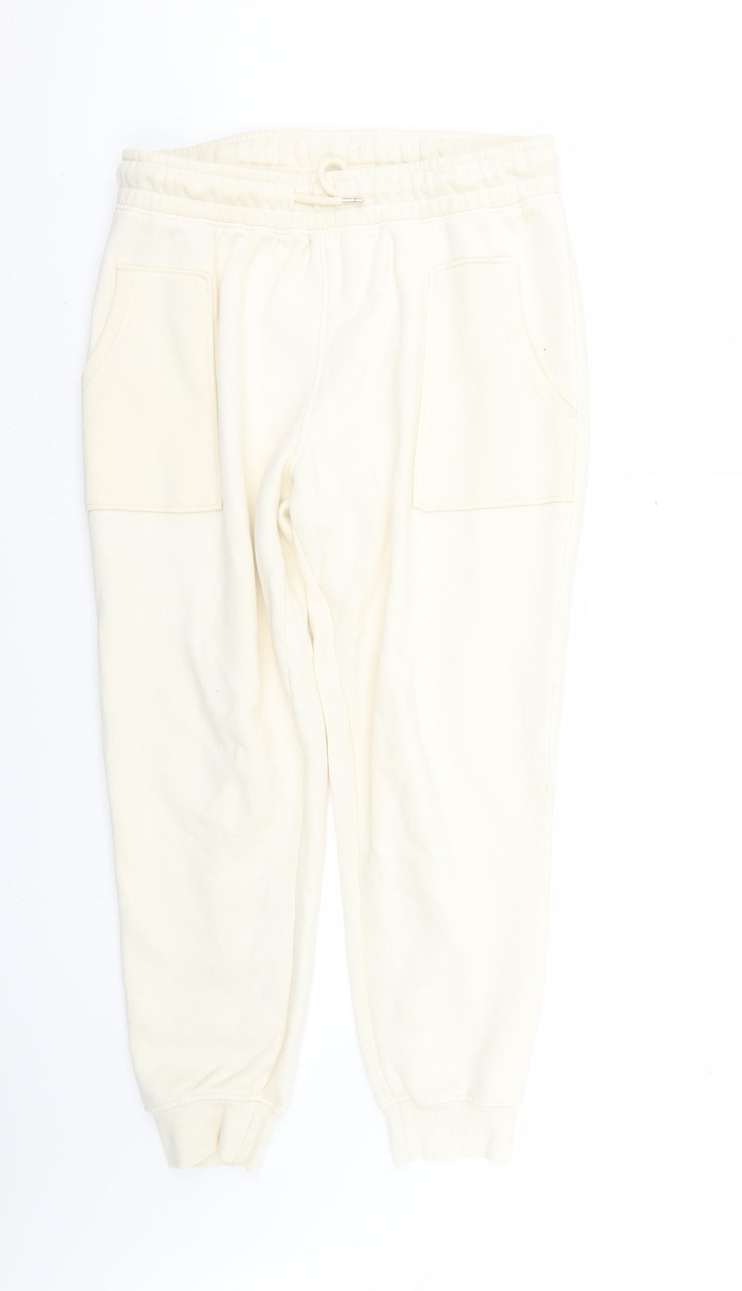 Primark Womens Beige   Jogger Trousers Size 14 L24 in