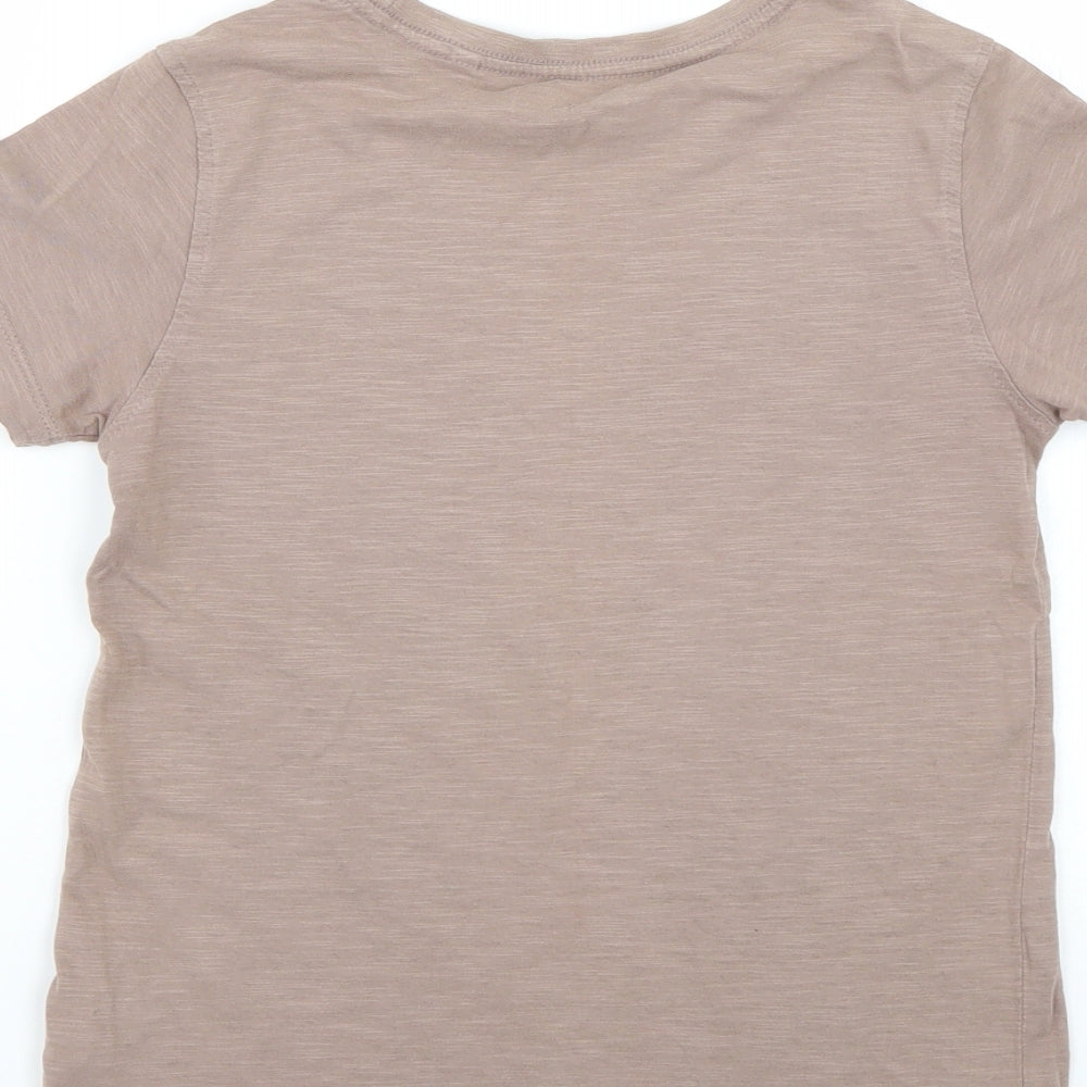 NEXT Boys Beige   Basic T-Shirt Size 7 Years