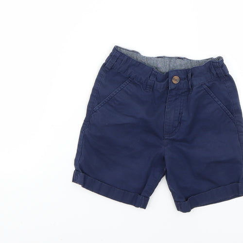 George Boys Blue   Chino Shorts Size 5-6 Years