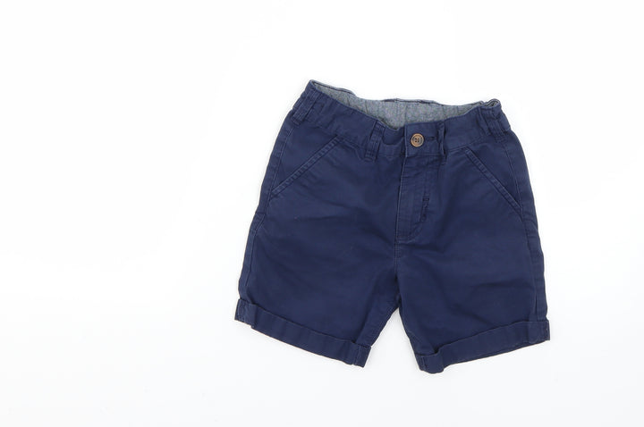 George Boys Blue   Chino Shorts Size 5-6 Years