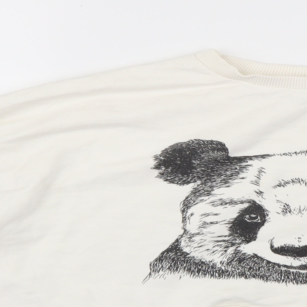 Topshop Womens White   Pullover Jumper Size 10