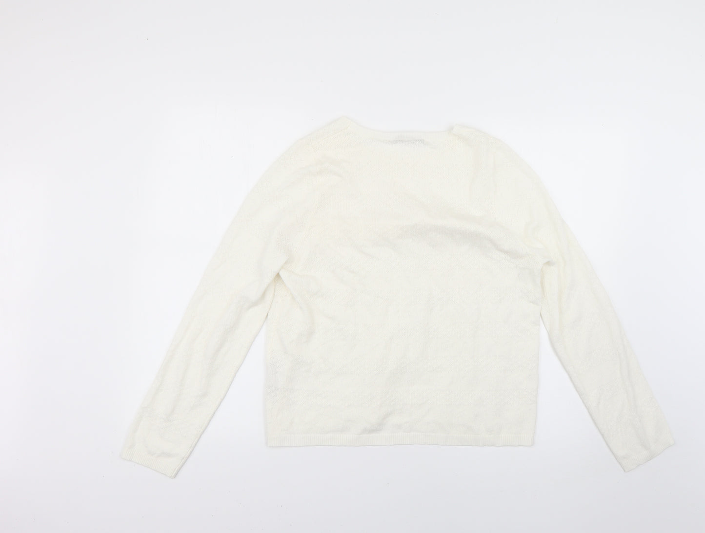 Very Womens White   Pullover Jumper Size 18