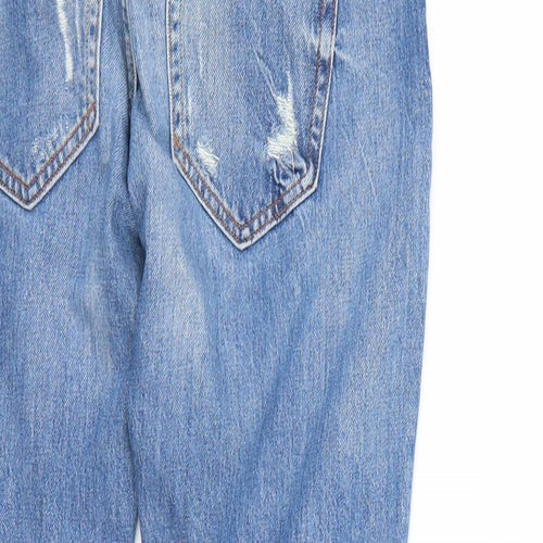 Zara Womens Blue   Straight Jeans Size 8 L26 in