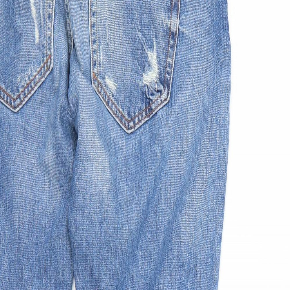 Zara Womens Blue   Straight Jeans Size 8 L26 in