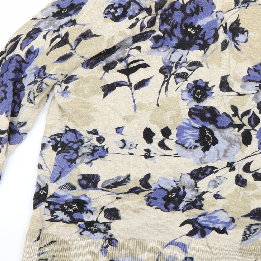 Kenar Womens Multicoloured Floral  Cardigan Jumper Size L