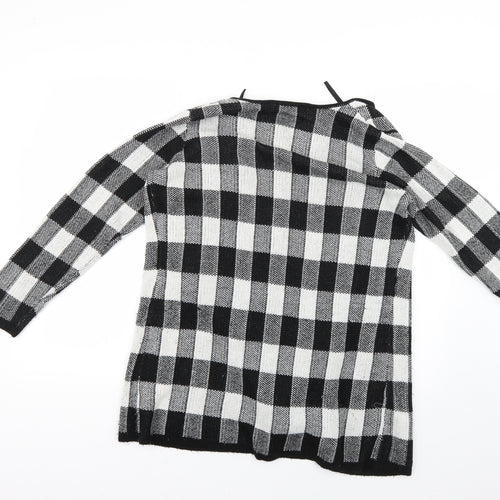 isle Womens Multicoloured Check  Cardigan Jumper Size 16