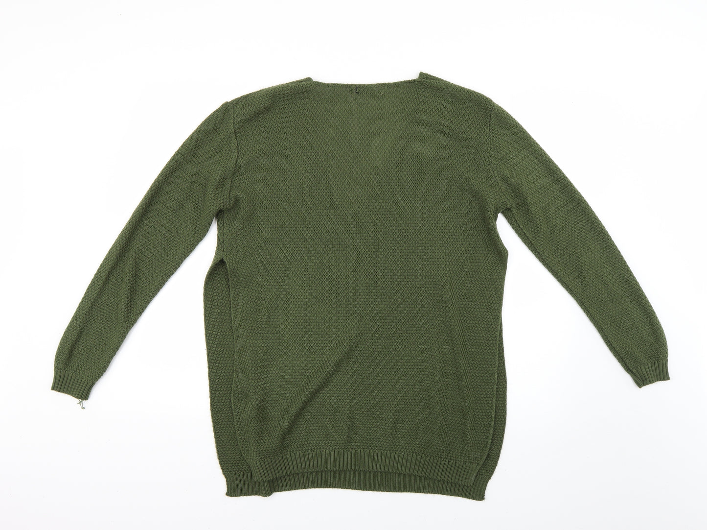 Boohoo Womens Green   Pullover Jumper Size M