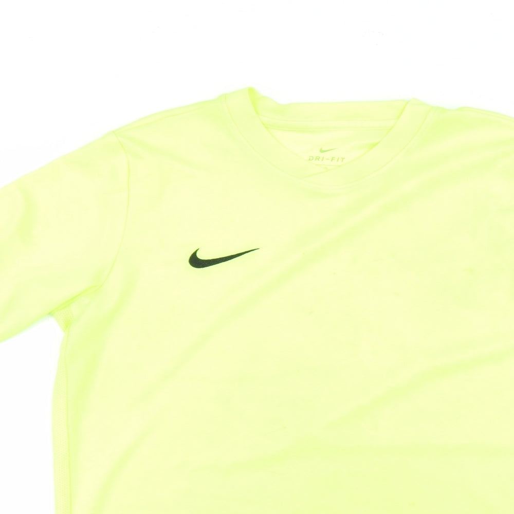 Nike Boys Yellow   Basic T-Shirt Size 14-15 Years