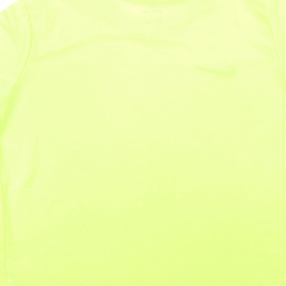 Nike Boys Yellow   Basic T-Shirt Size 14-15 Years