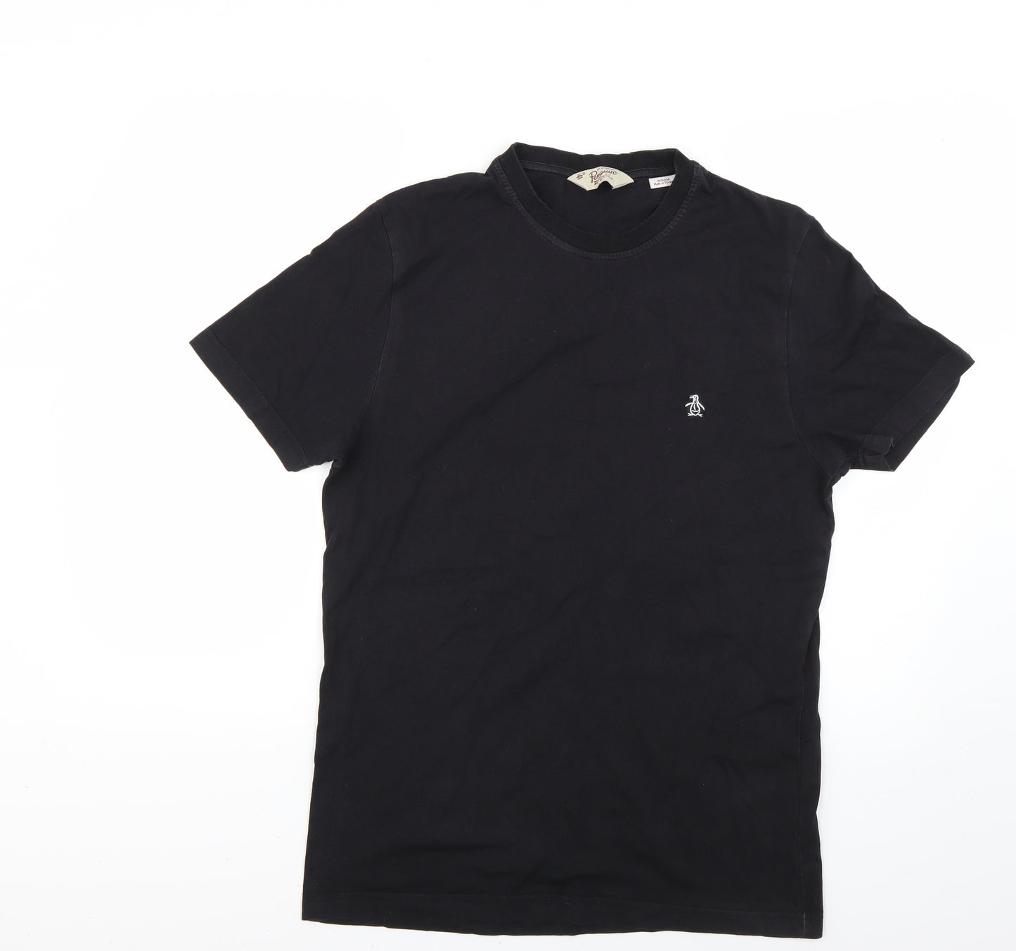 Penguin Mens Black    T-Shirt Size M