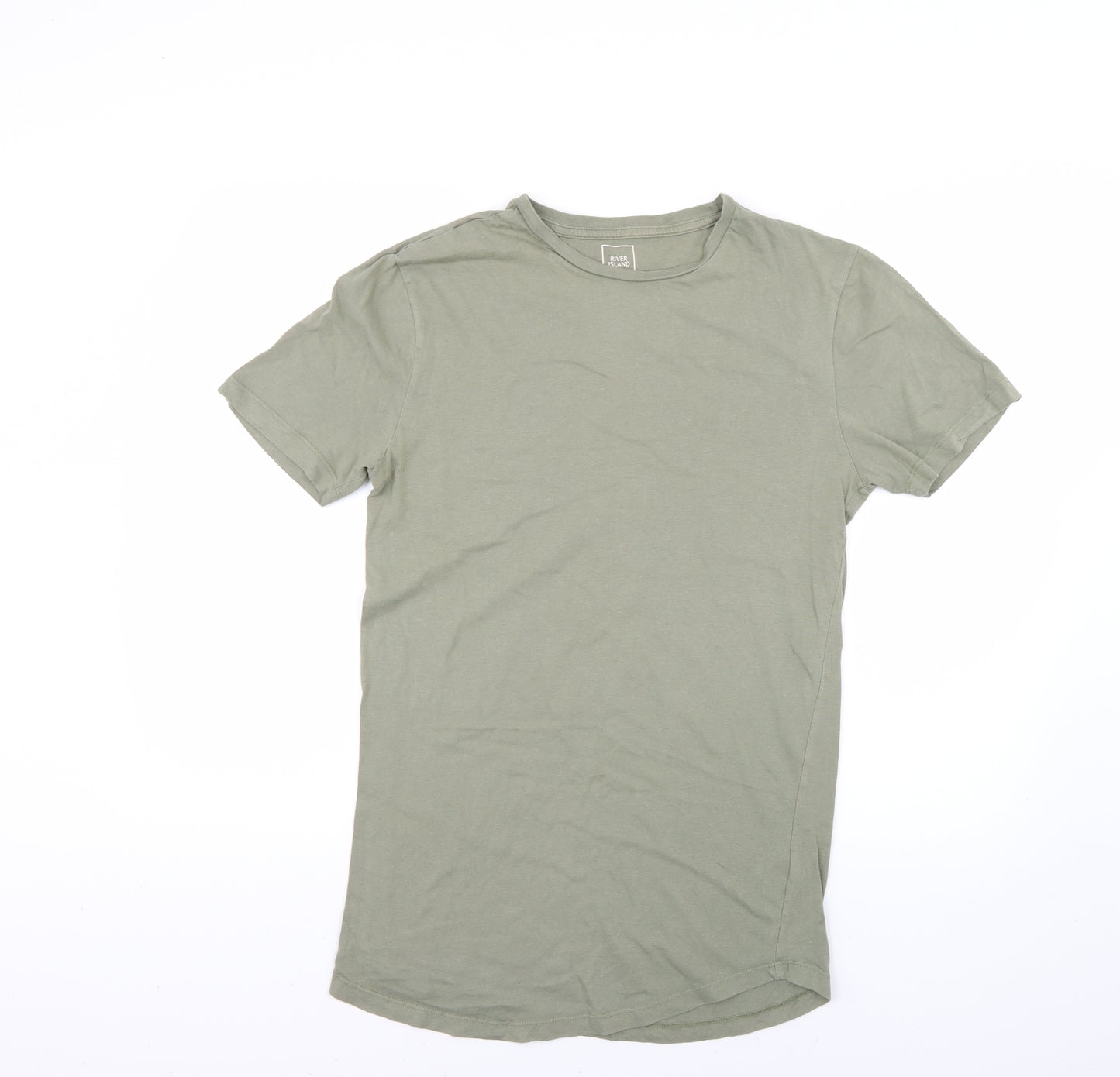 River Island Mens Green    T-Shirt Size S