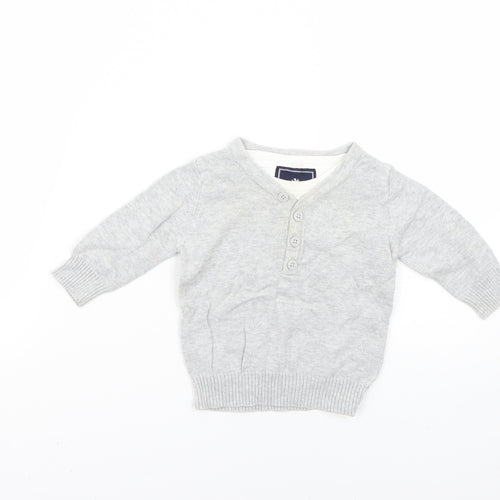 NEXT Baby Grey   Pullover Jumper Size 3-6 Months