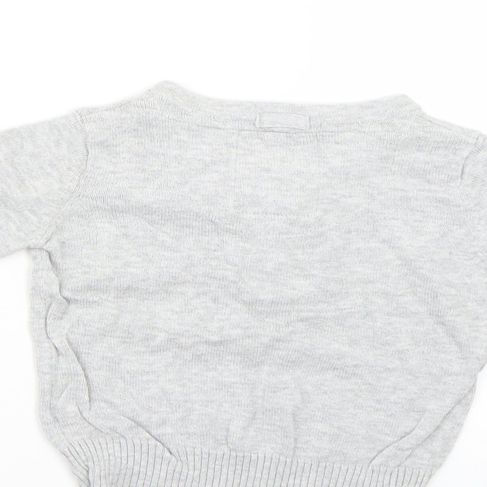 NEXT Baby Grey   Pullover Jumper Size 3-6 Months