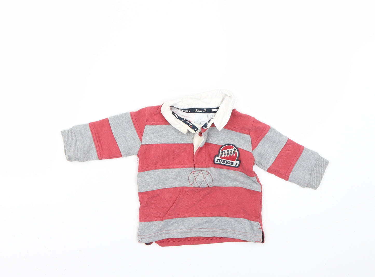 Jasper Conran Baby Multicoloured Striped  Basic T-Shirt Size 3-6 Months