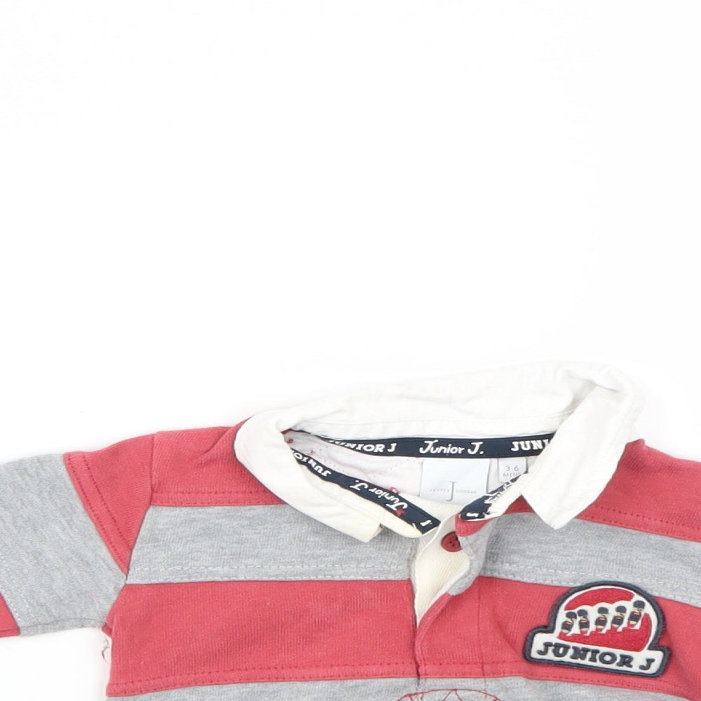 Jasper Conran Baby Multicoloured Striped  Basic T-Shirt Size 3-6 Months