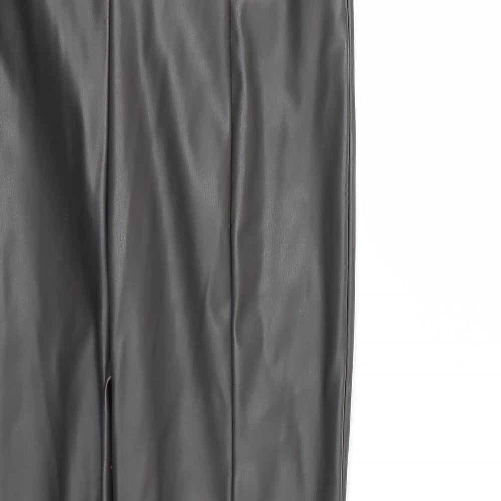 Missguided Womens Black   Trousers  Size 10 L26 in