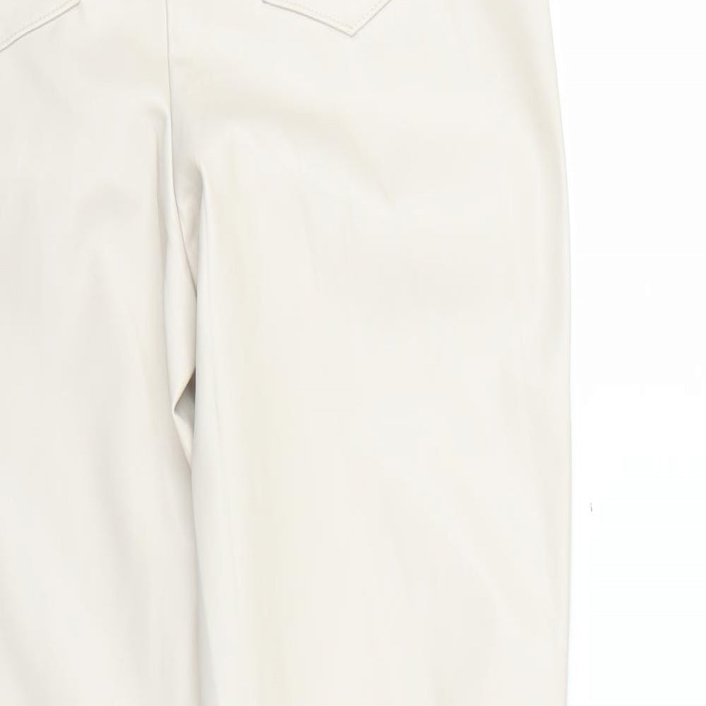 Missguided Womens Beige   Trousers  Size 12 L31 in