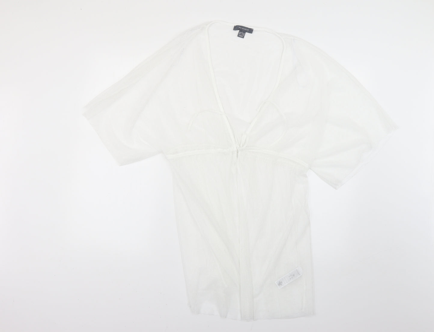 Primark Womens White   Cardigan Jumper Size 12