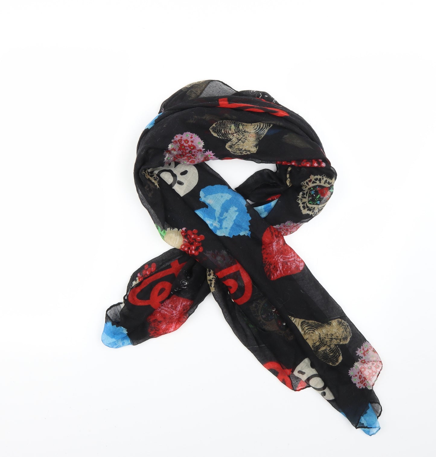 prreworn Womens Multicoloured Geometric   Scarf