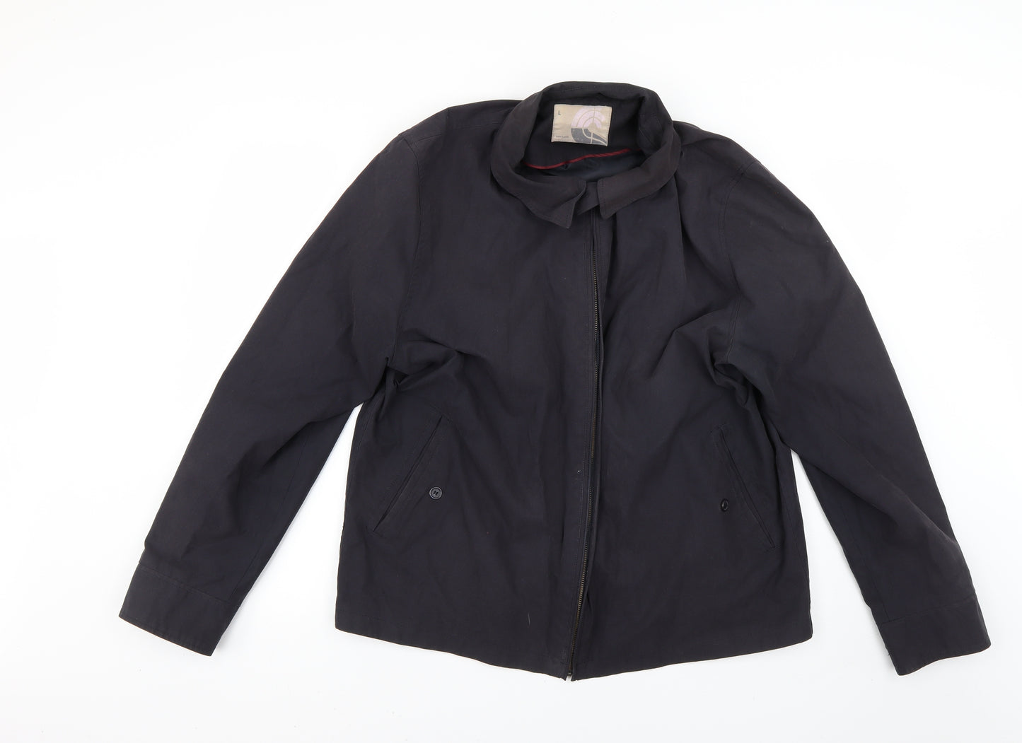 John Lewis Mens Black   Jacket Coat Size L