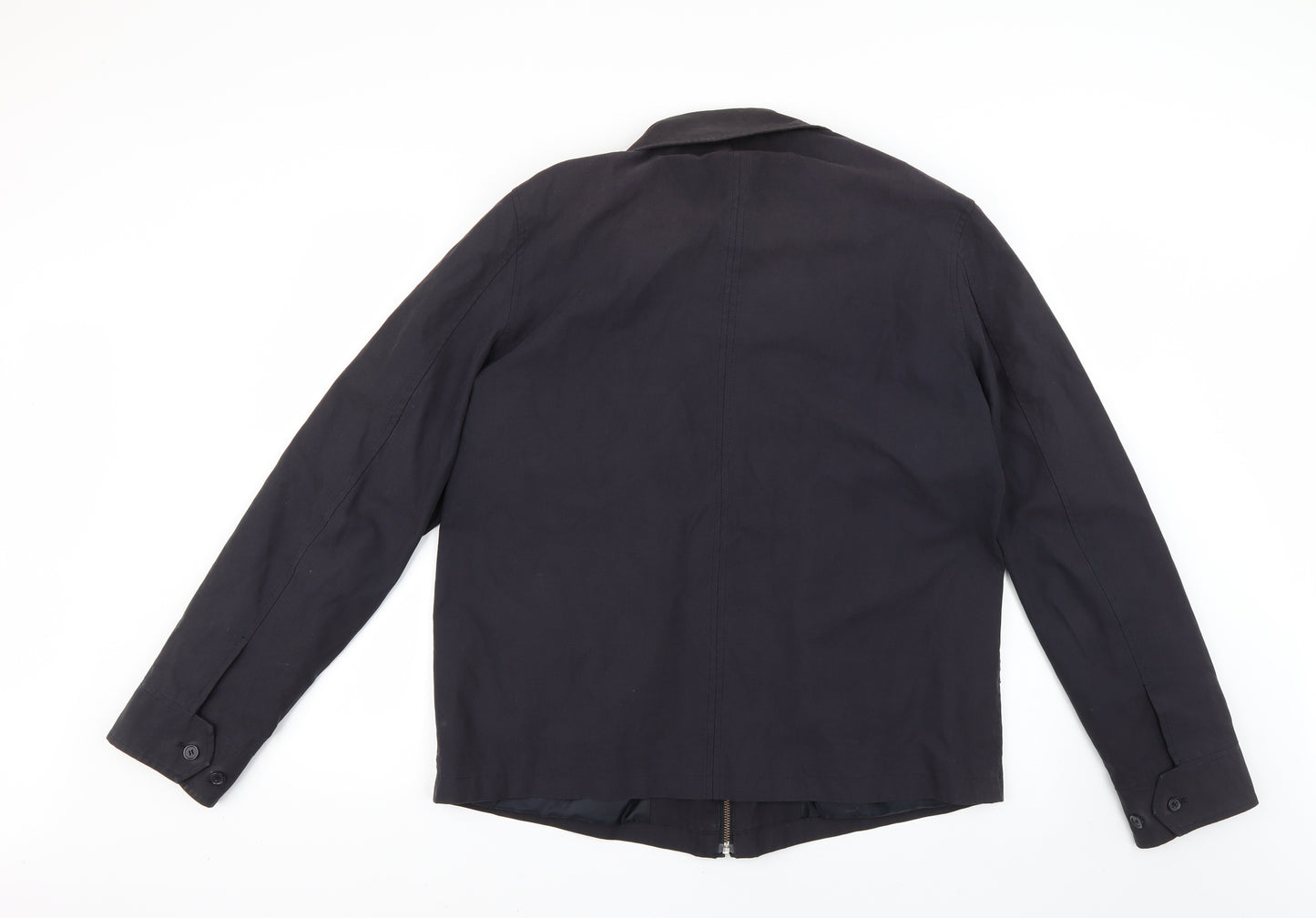 John Lewis Mens Black   Jacket Coat Size L