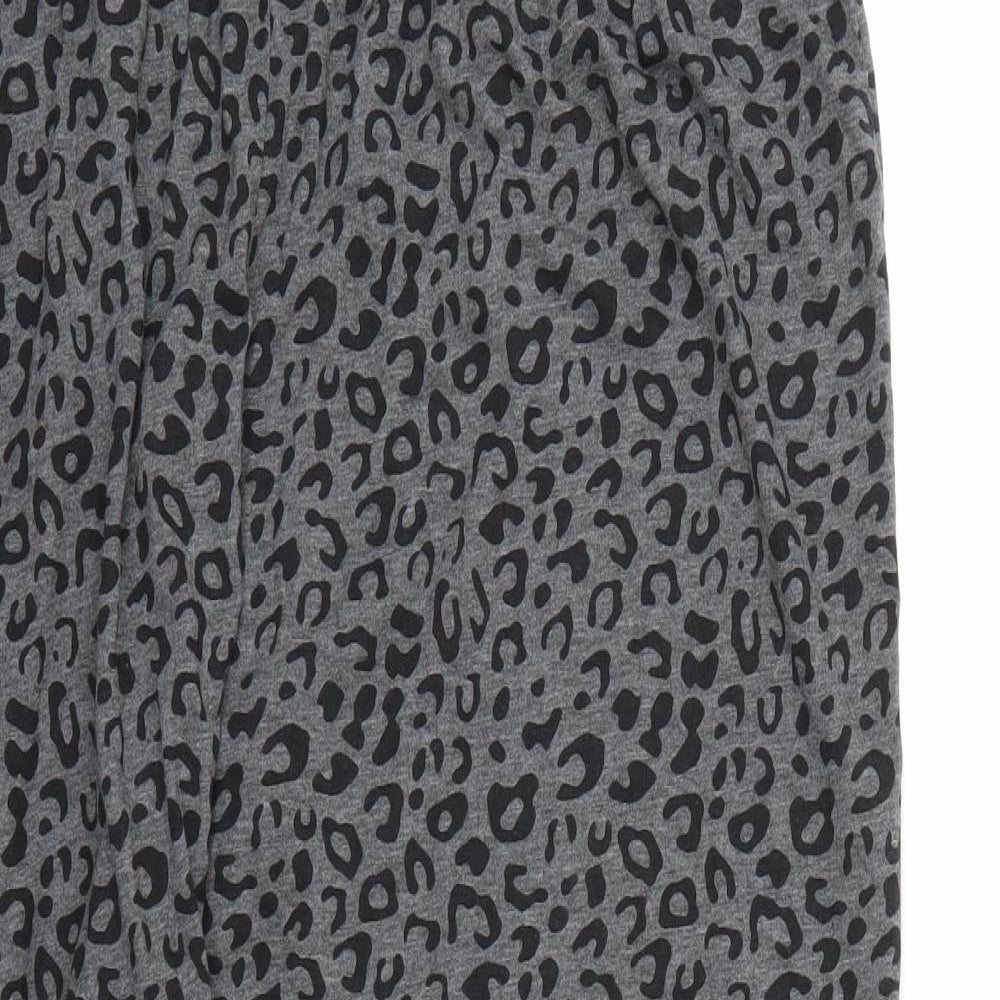 F&F Womens Grey Animal Print   Pyjama Pants Size 20