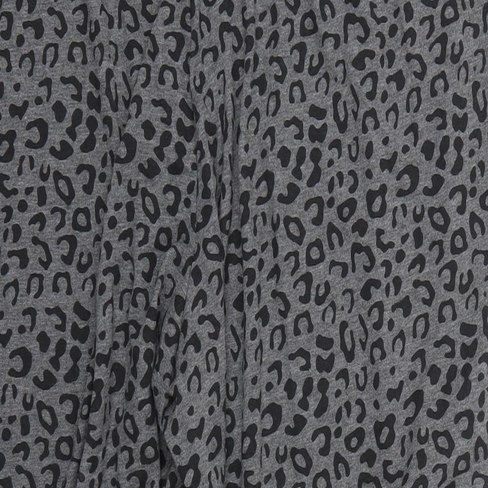 F&F Womens Grey Animal Print   Pyjama Pants Size 20