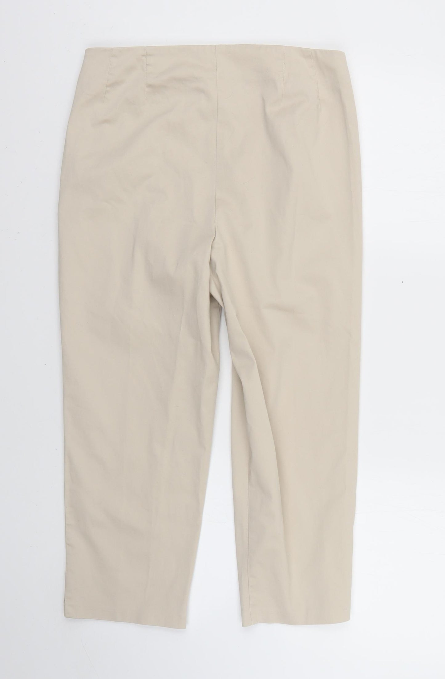 m&S Womens Beige   Trousers  Size 10 L26 in