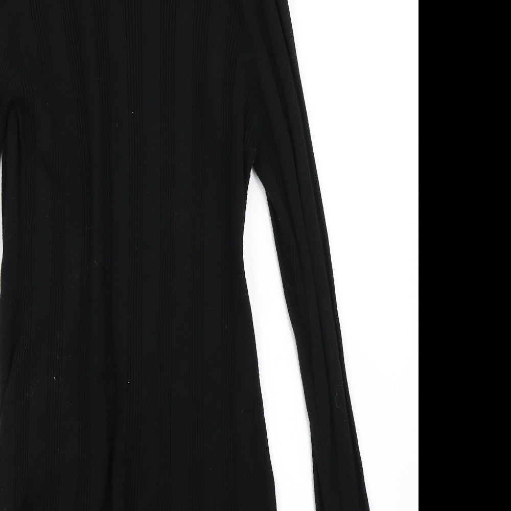 Just Elegance Womens Black  Knit Cardigan Jumper Size M