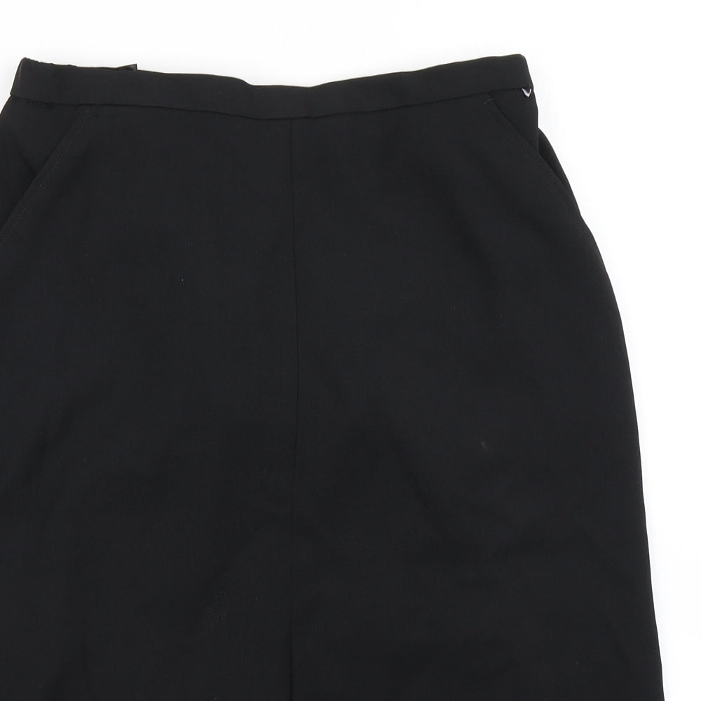 Preworn Womens Black   A-Line Skirt Size 10