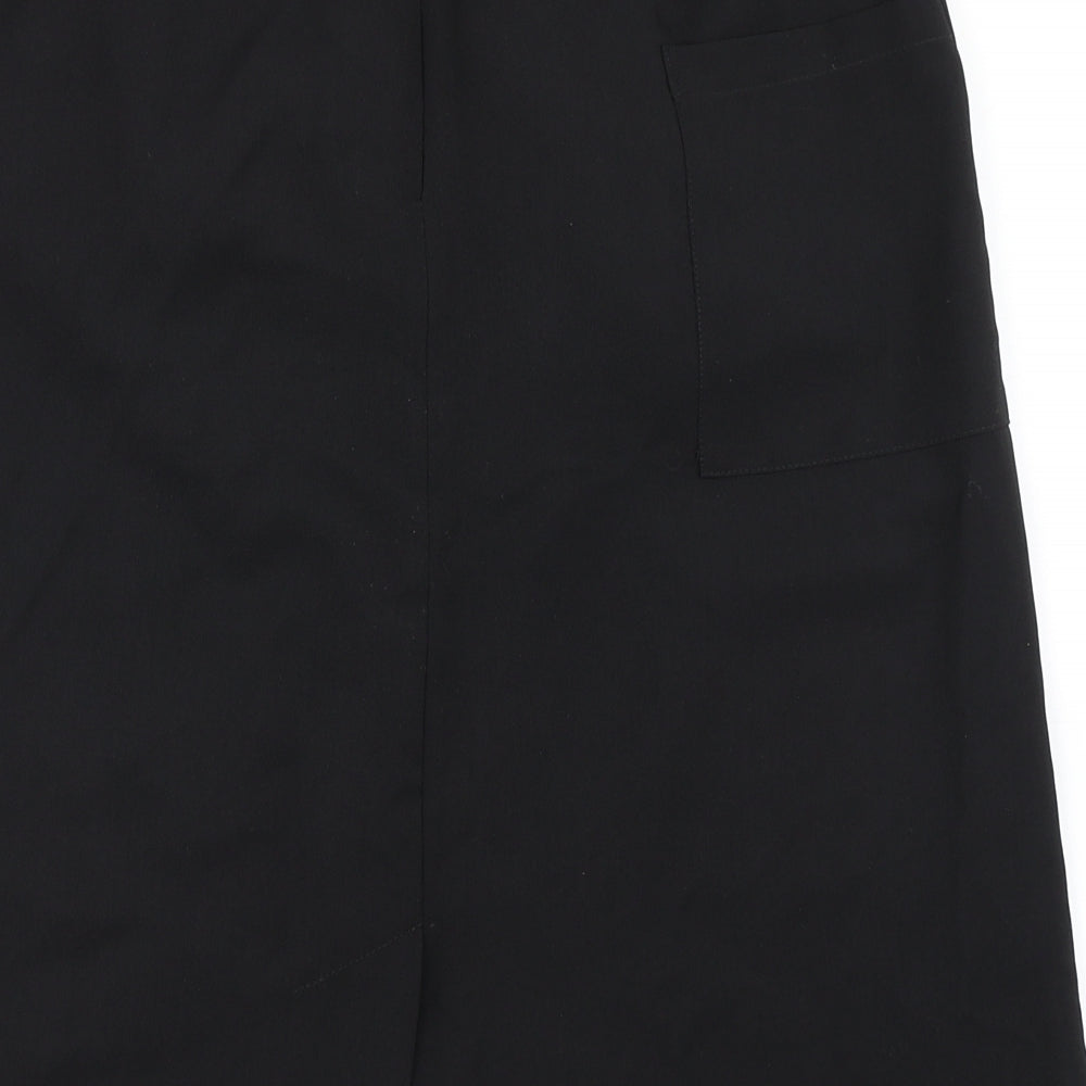 Preworn Womens Black   A-Line Skirt Size 10
