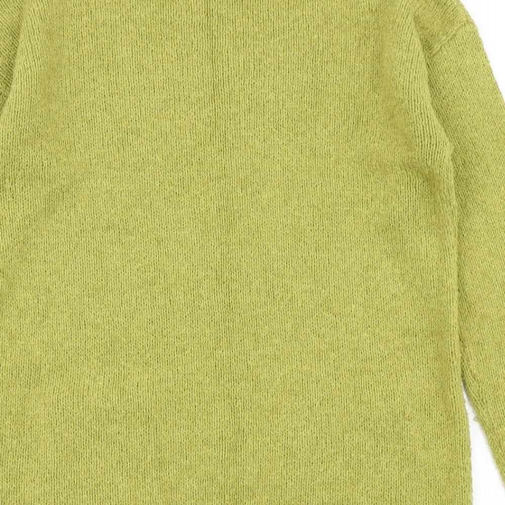 White Stuff Womens Green  Knit Pullover Jumper Size 10