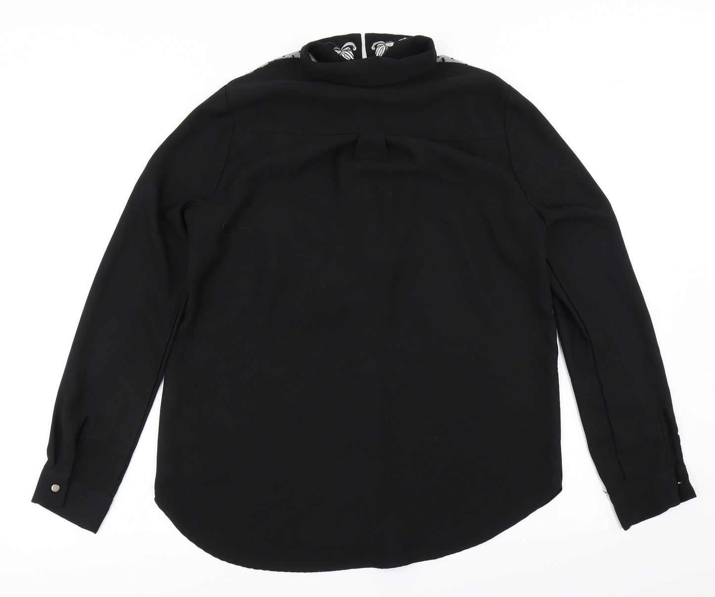 River Island Womens Black   Basic Button-Up Size 12