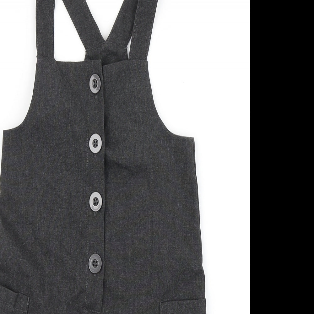 George Girls Grey   Playsuit One-Piece Size 5-6 Years