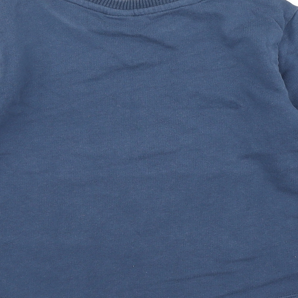 Mini Club Boys Blue   Basic T-Shirt Size 5-6 Years  - Dinosaurs