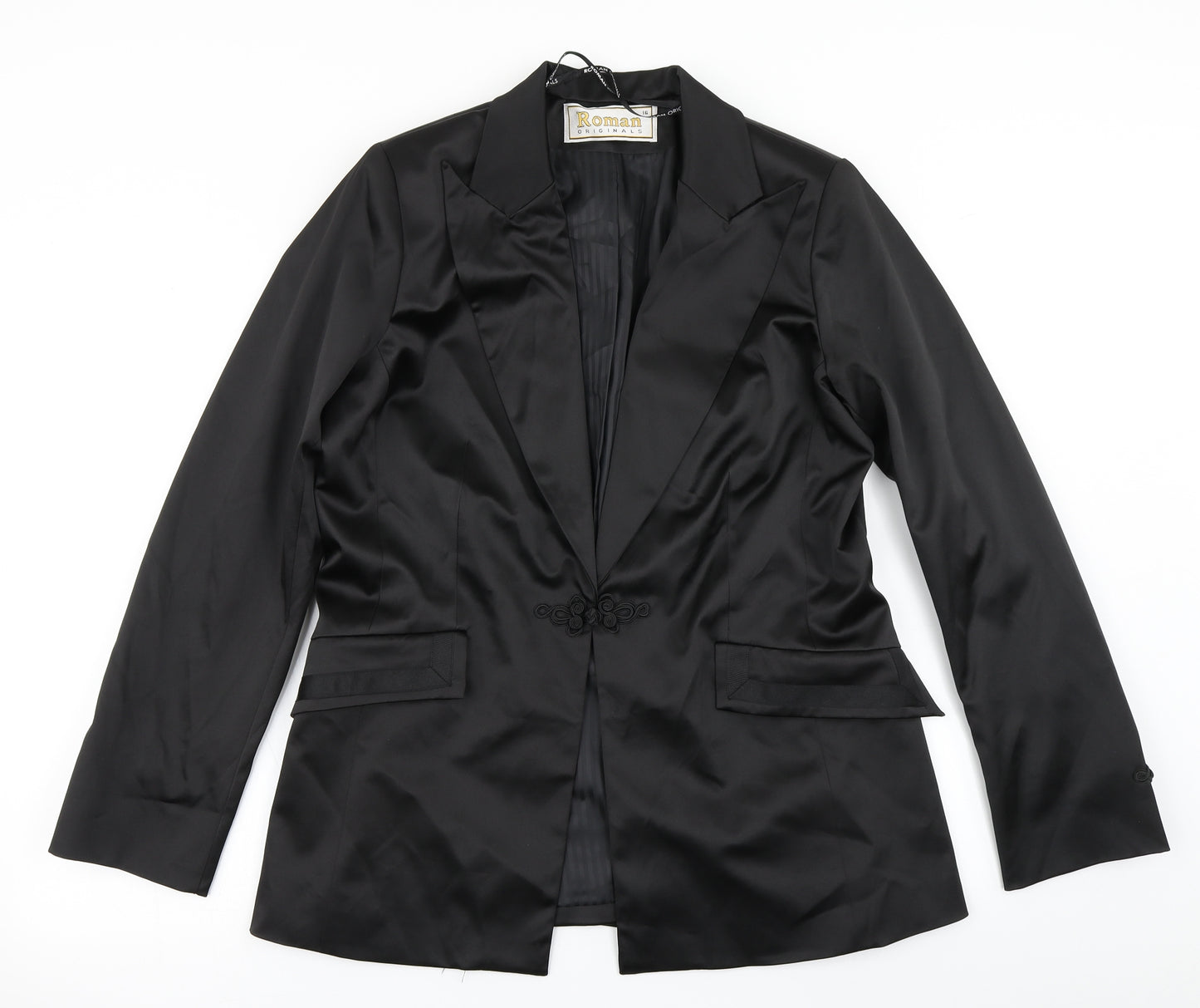 Roman Womens Black   Jacket Blazer Size 16