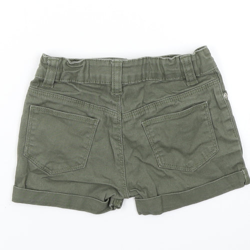 Denim Co Girls Green  Denim Cargo Shorts Size 3-4 Years