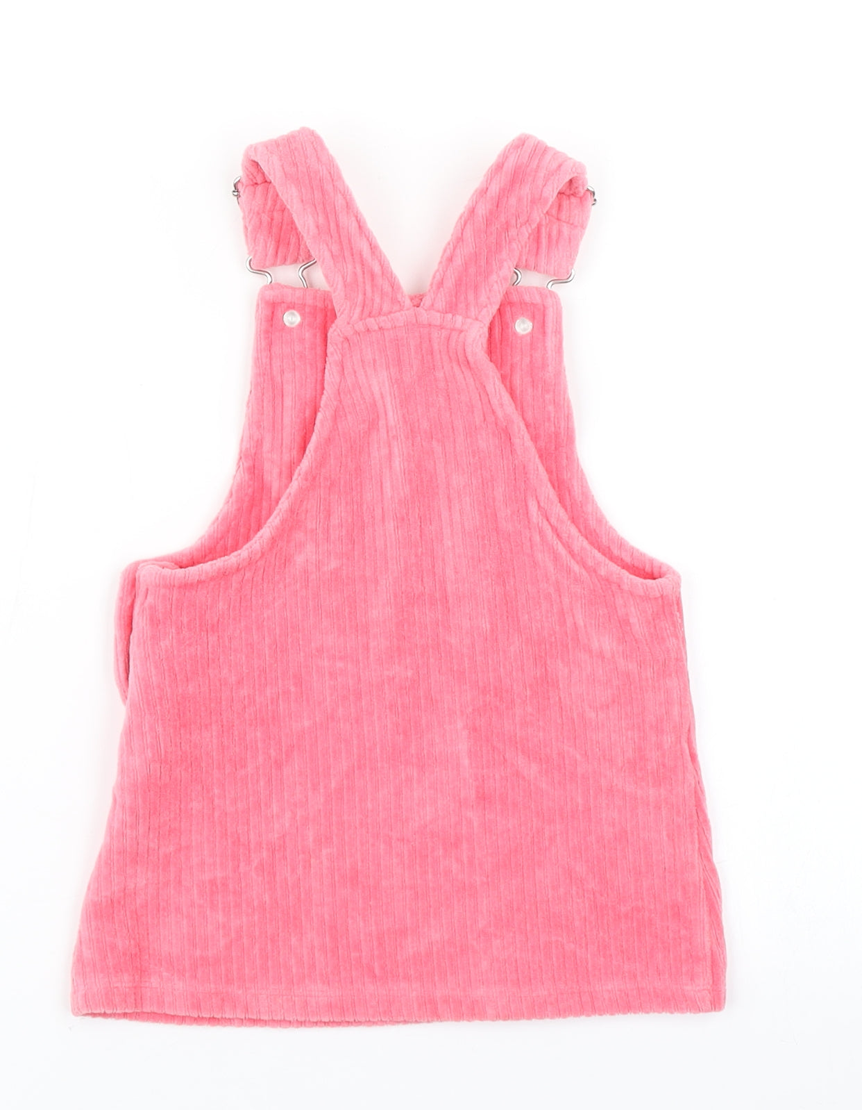 F&F Girls Pink  Corduroy Pinafore/Dungaree Dress  Size 12-18 Months