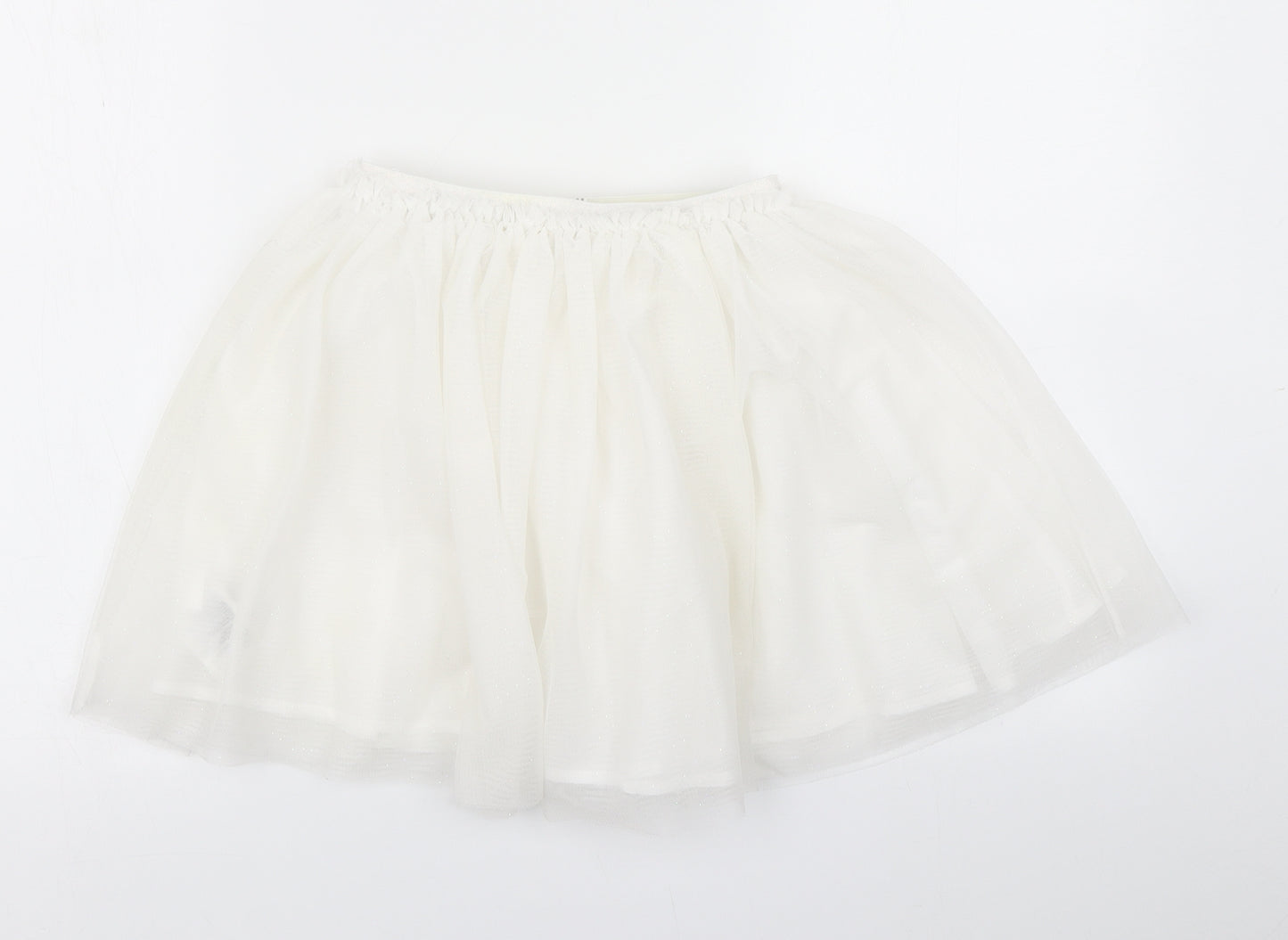 H&M Girls White   Tutu Skirt Size 9-10 Years