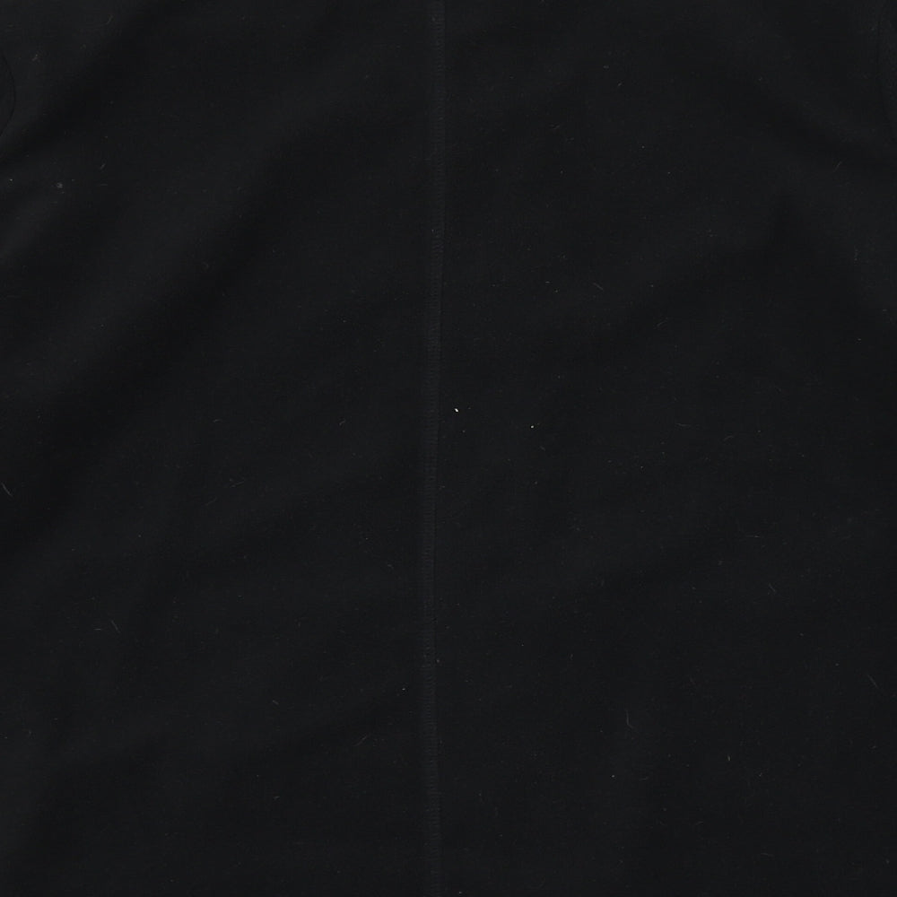 George Womens Black  Fleece Full Zip Sweatshirt Size 20