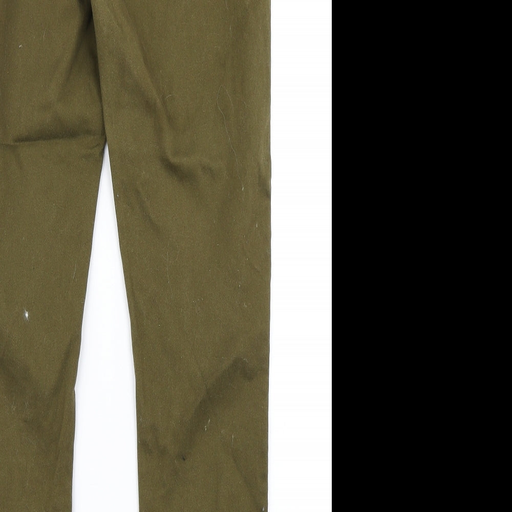 TU Womens Green  Denim Jegging Jeans Size 14 L29 in