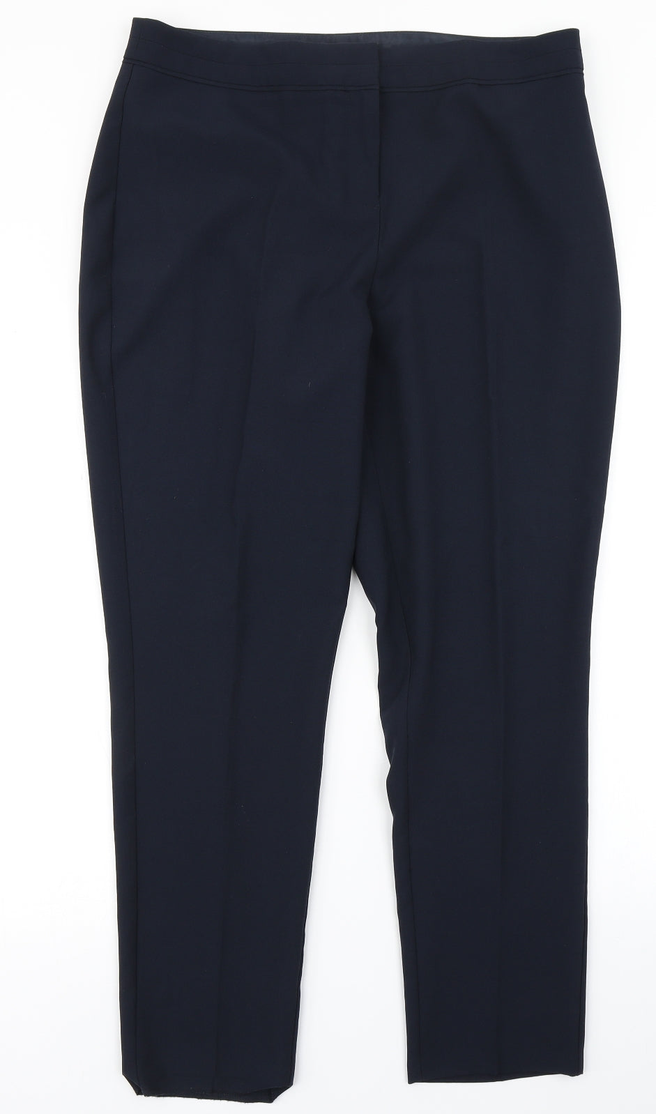 F&F Womens Blue   Dress Pants Trousers Size 14 L27 in