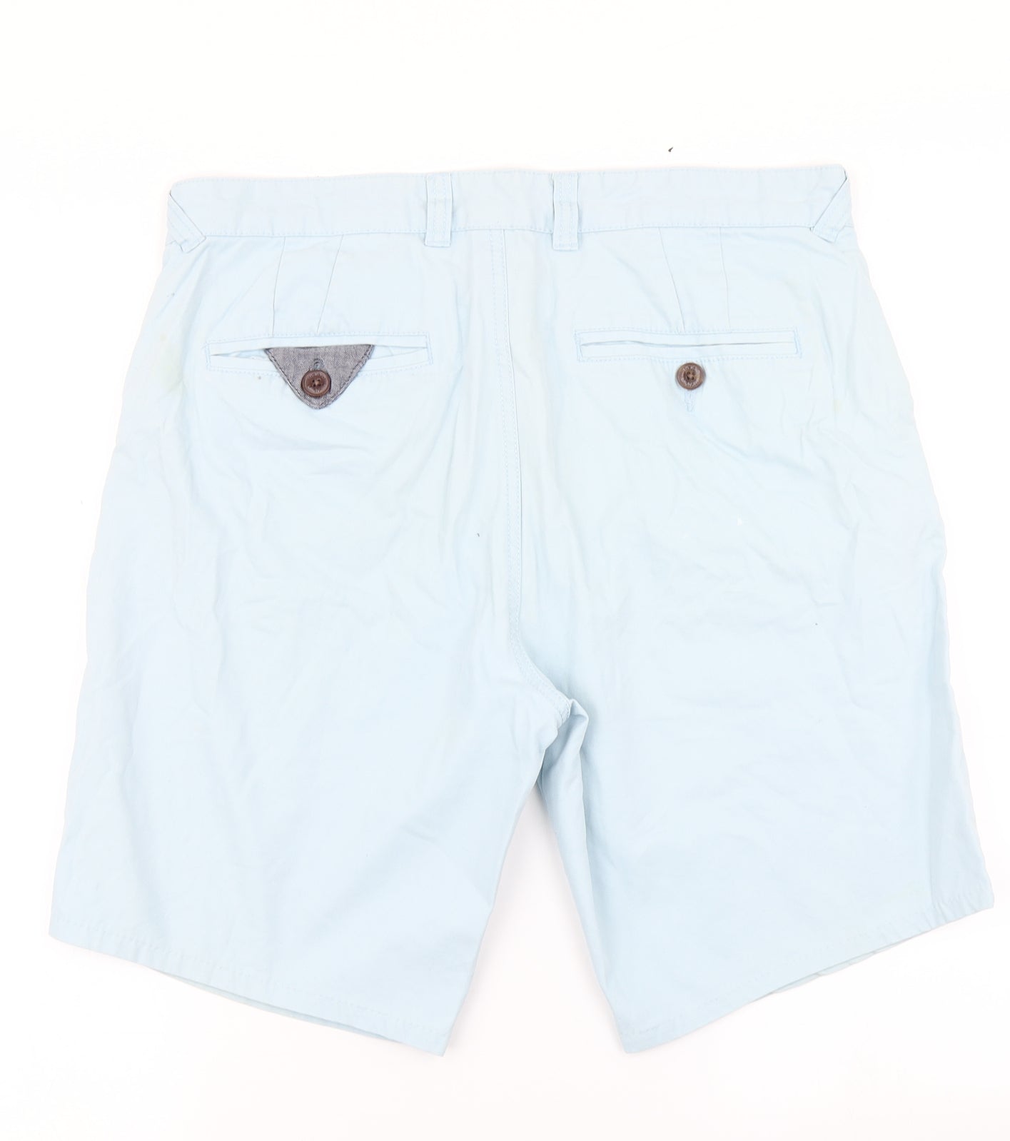 Tokyo Laundry Mens Blue   Chino Shorts Size L
