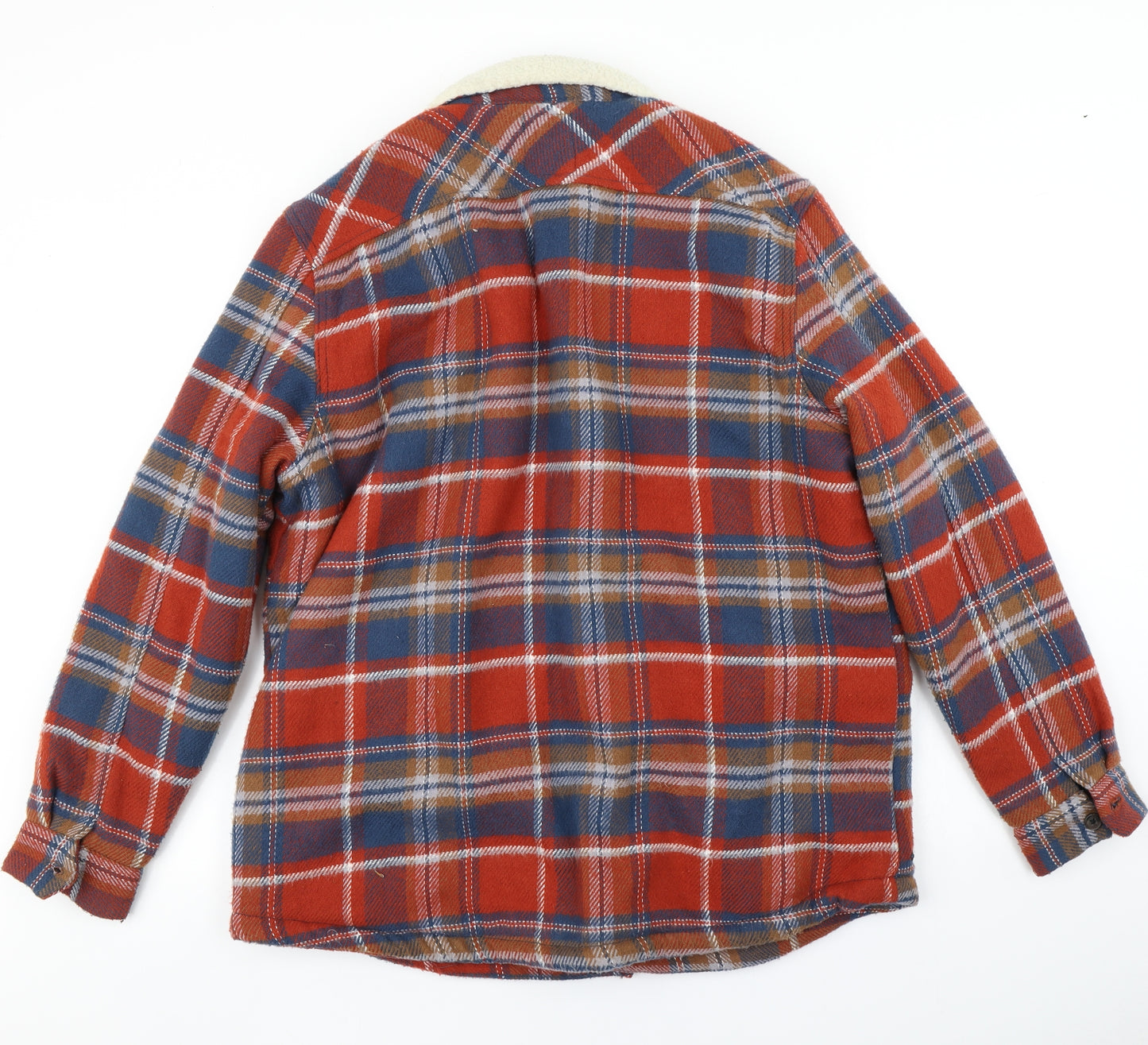 Tokyo Laundry Mens Red Plaid Flannel Jacket  Size XL