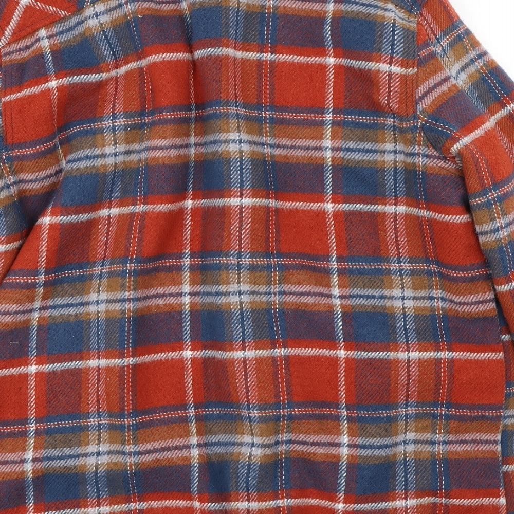 Tokyo Laundry Mens Red Plaid Flannel Jacket  Size XL