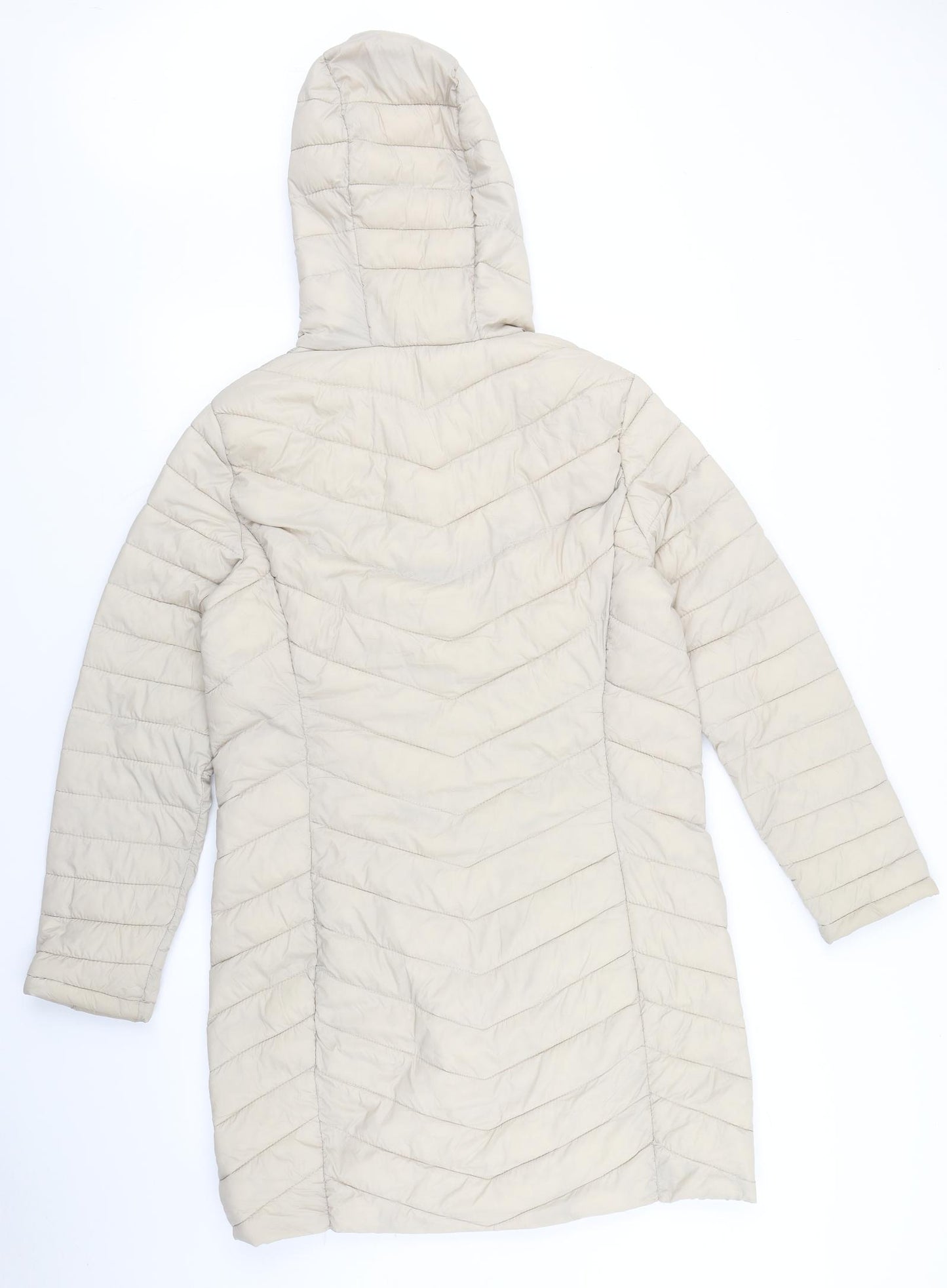 Primark Womens Beige   Puffer Jacket Jacket Size M