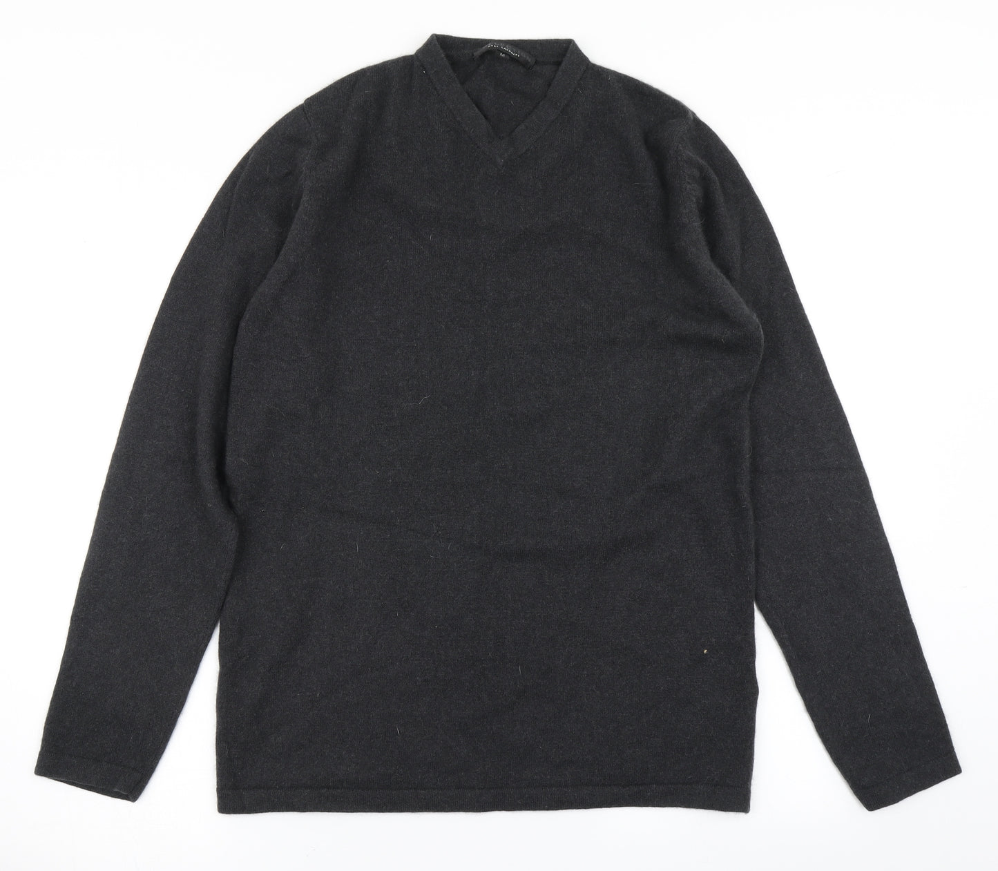 Collection Mens Grey  Knit Pullover Jumper Size M